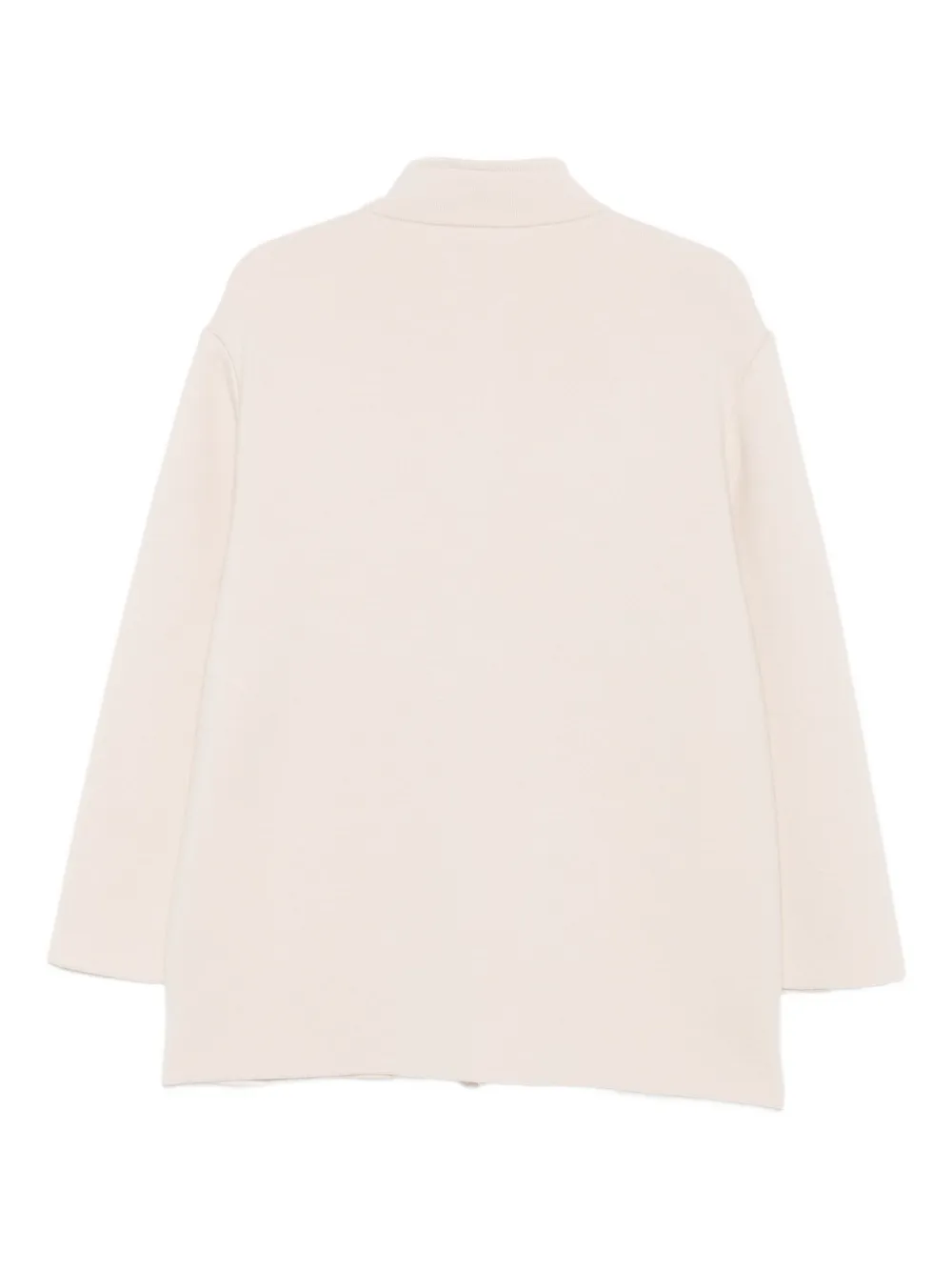 Anne Claire High-neck Patch-pocket Jacket In Multi