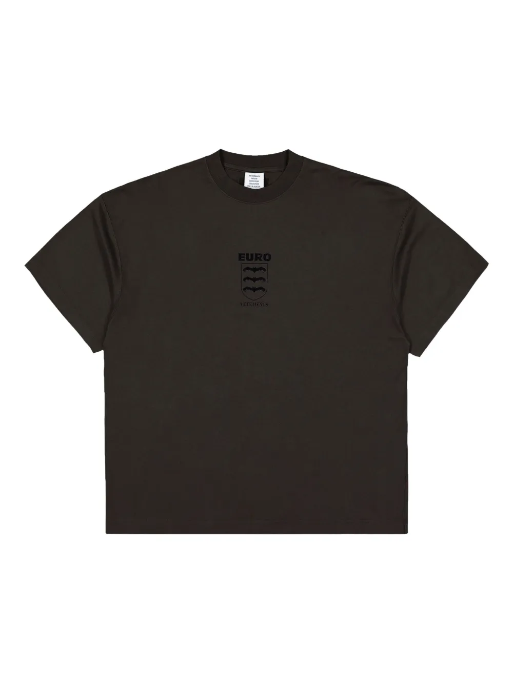 VETEMENTS T-shirt met Bats-logo Bruin