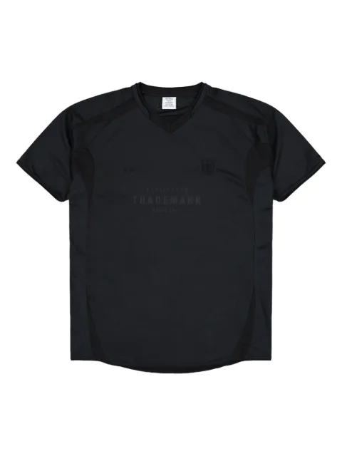 VETEMENTS Trademark Football V-neck panelled jersey