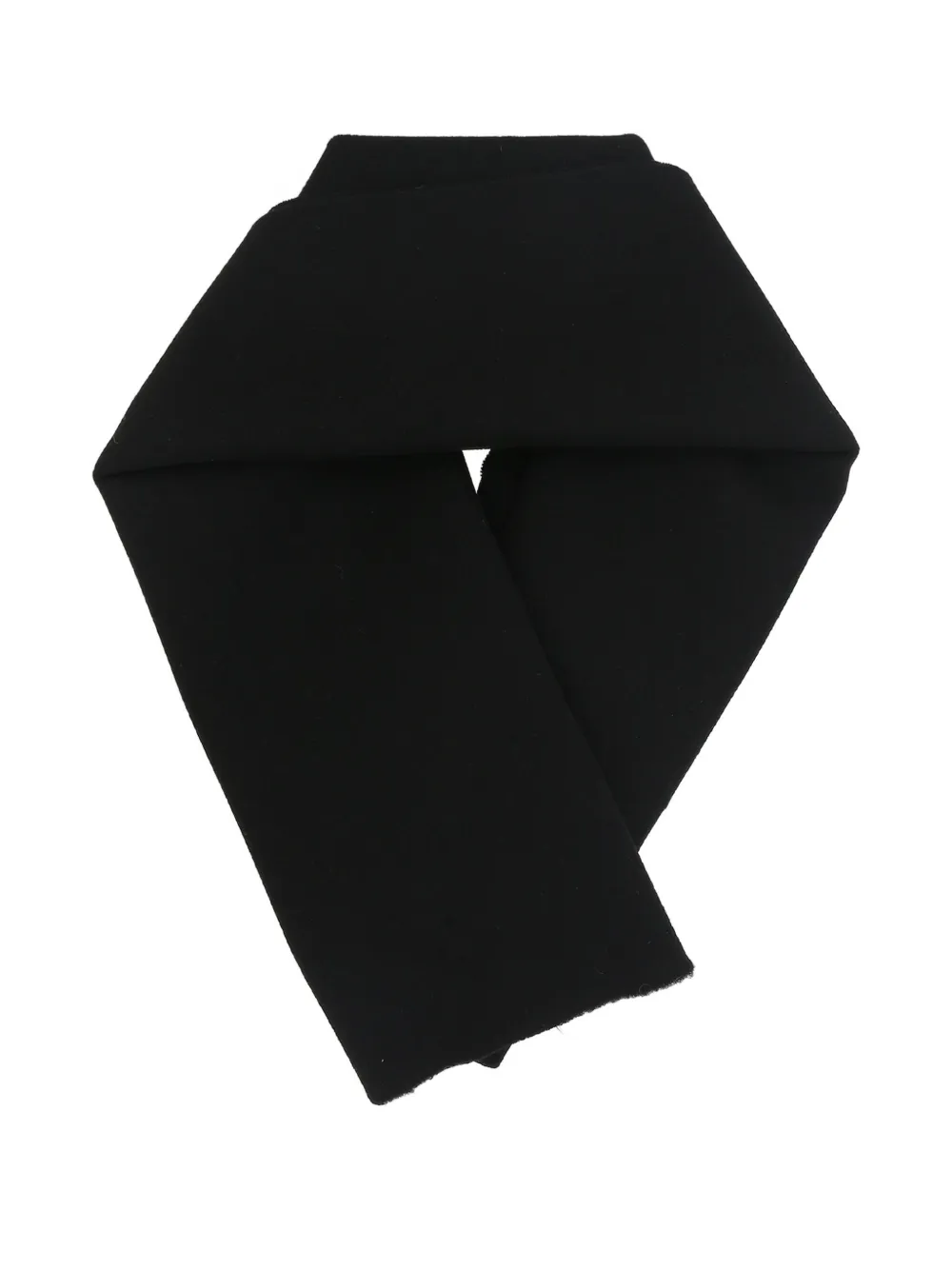 Maria Calderara faux-fur embellished neck scarf - Zwart