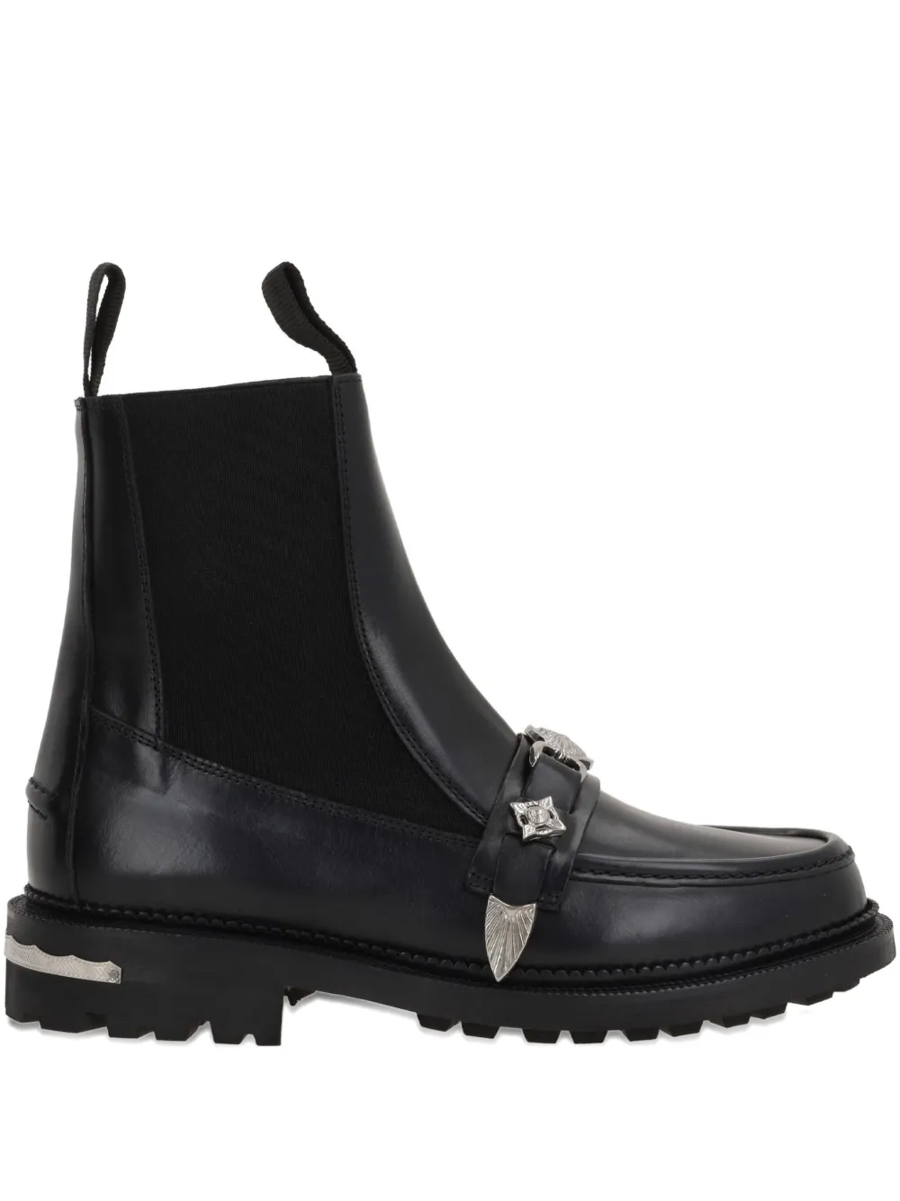 Toga Pulla buckle-embellished chelsea boots Black