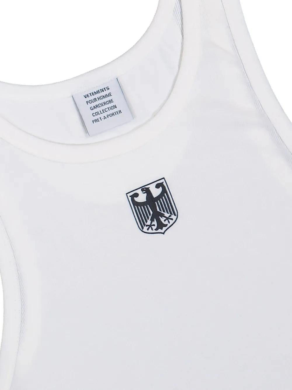 VETEMENTS Tanktop met logo Wit