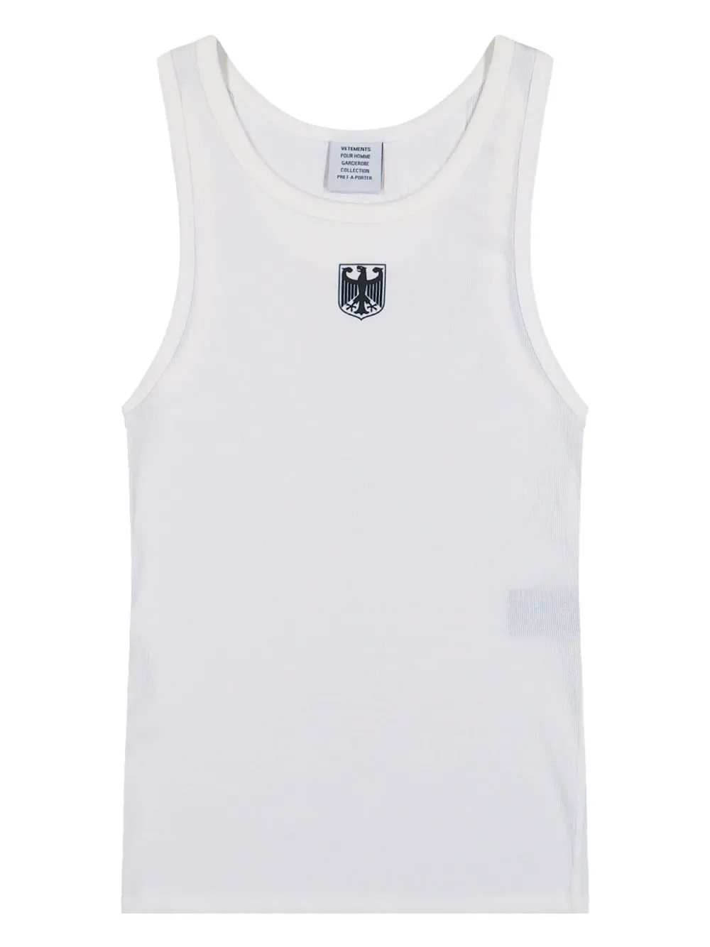 VETEMENTS Eagle logo tank top | White | Image 1