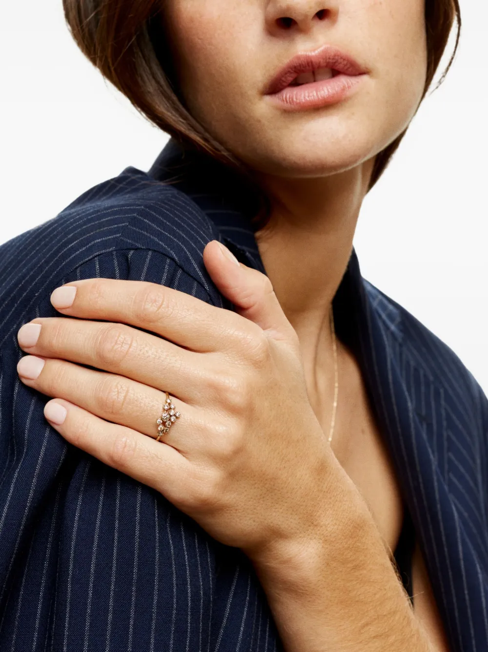 Noguchi 14K yellow gold Twelve diamond rings | Image 2