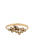 Noguchi 14K yellow gold Twelve diamond rings