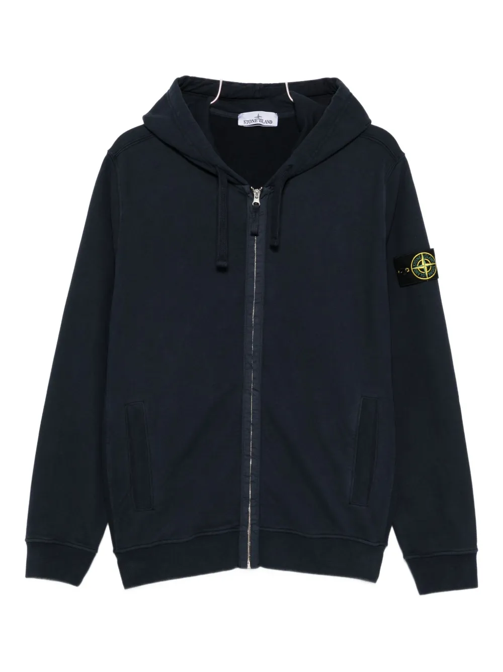 Stone Island zip-up hoodie Blauw