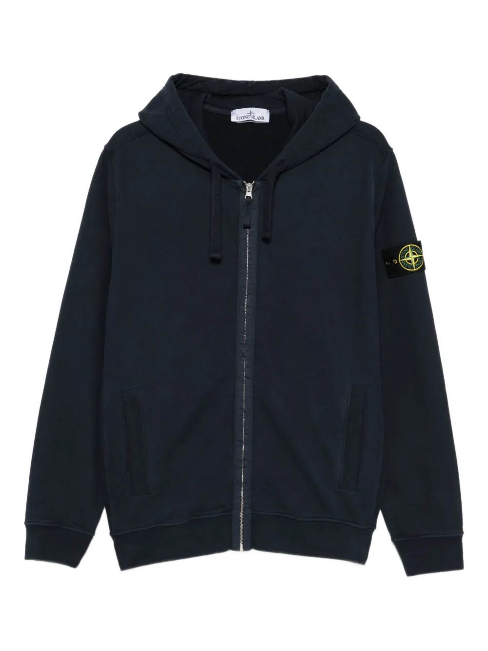 Stone Island Hoodie met rits Blauw