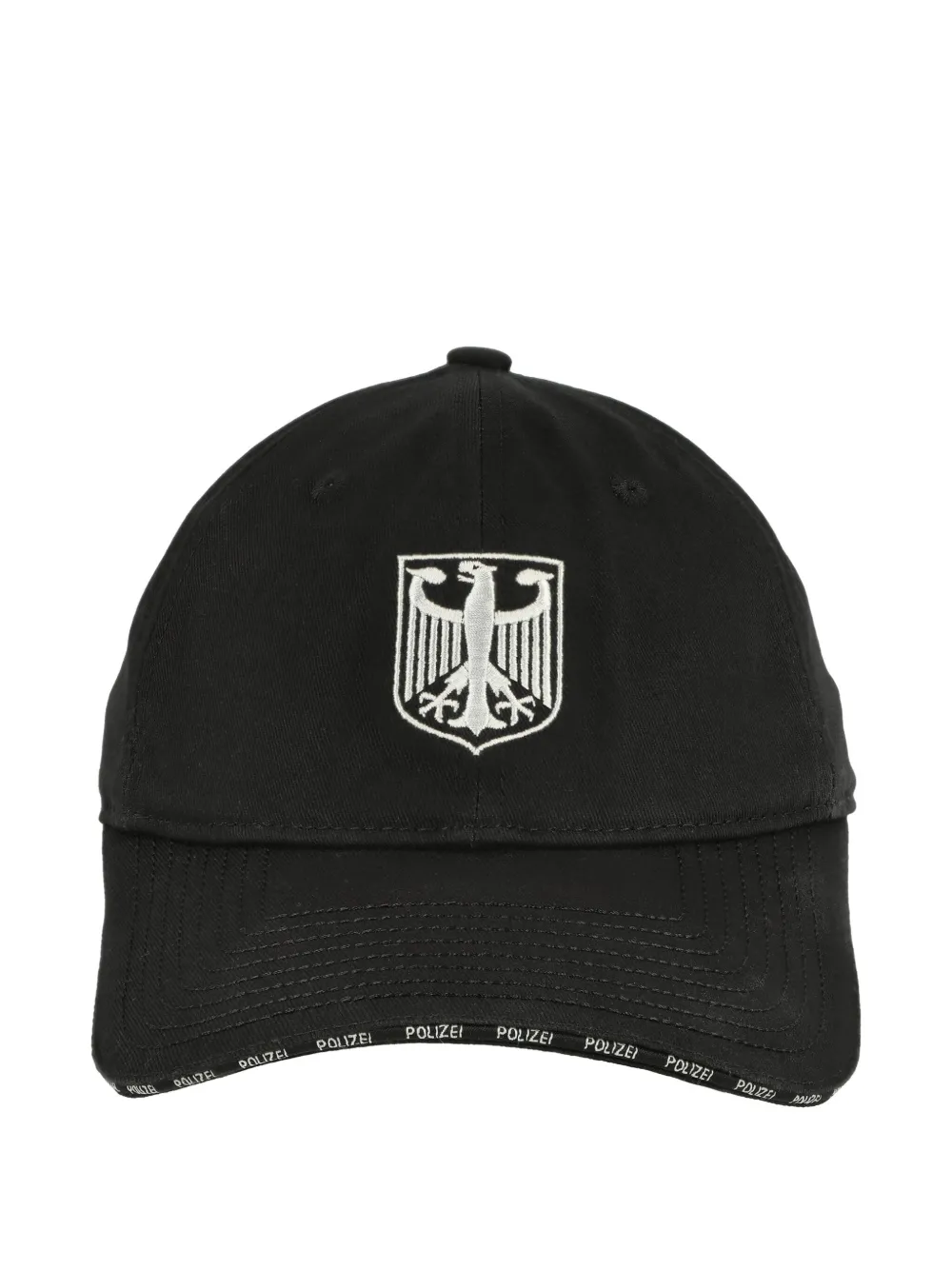 Vetements Polizei Eagle-emblem Baseball Cap In Black