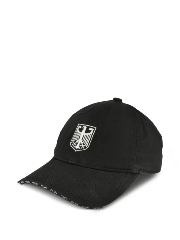 VETEMENTS Polizei eagle-emblem Baseball Cap | Black | FARFETCH