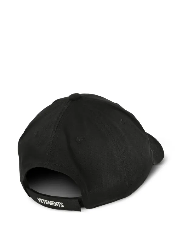 VETEMENTS Polizei キャップ | ブラック | FARFETCH JP