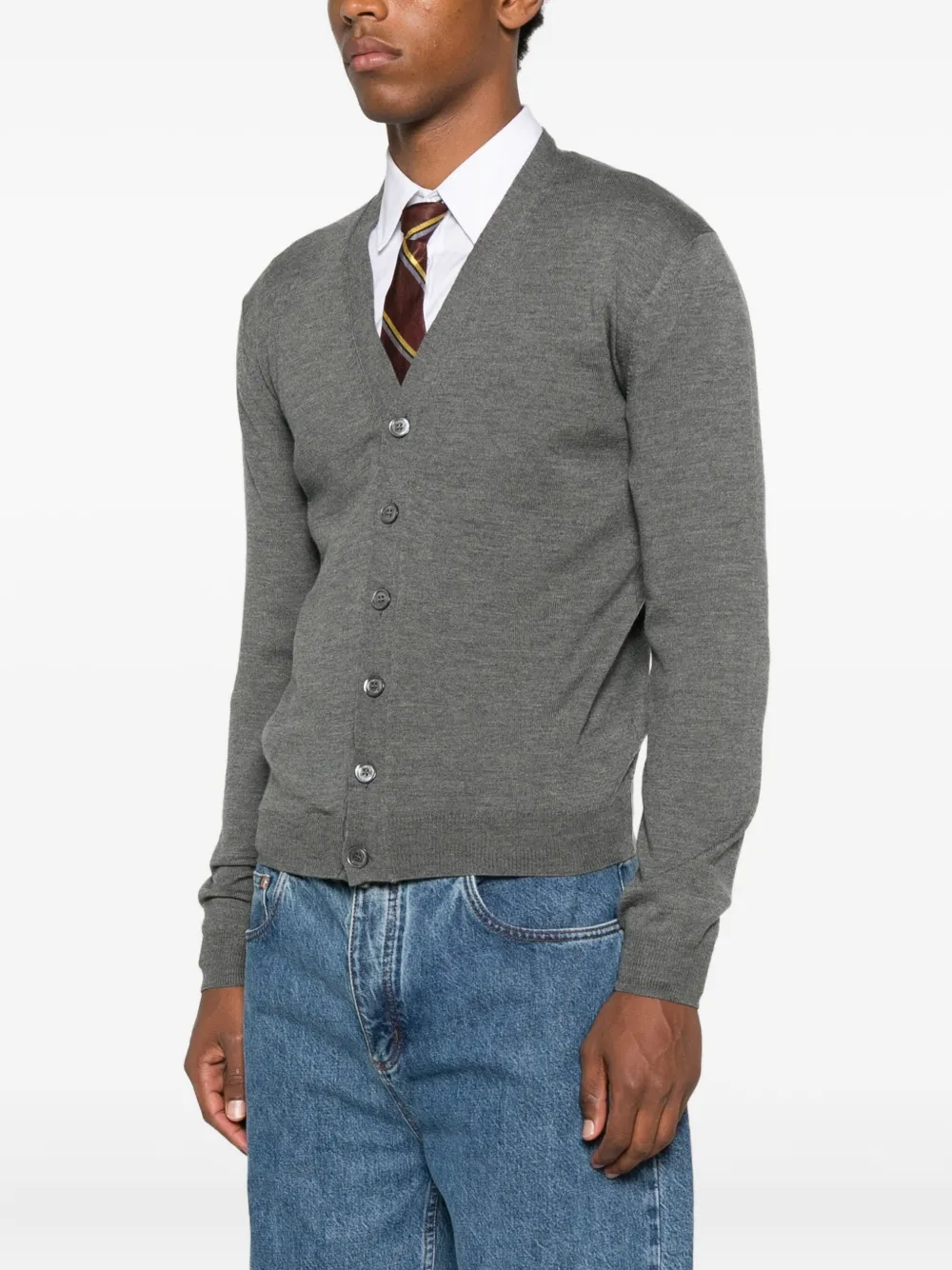 Gucci Vest met V-hals Grijs