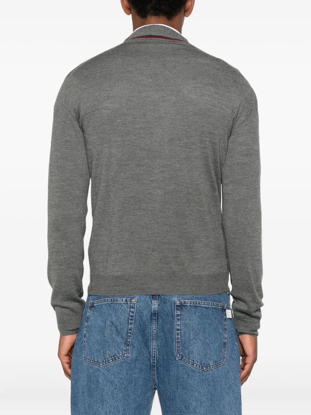 Gucci Vest met V-hals Grijs