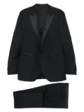 Lanvin satin-trimmed suit - Blue