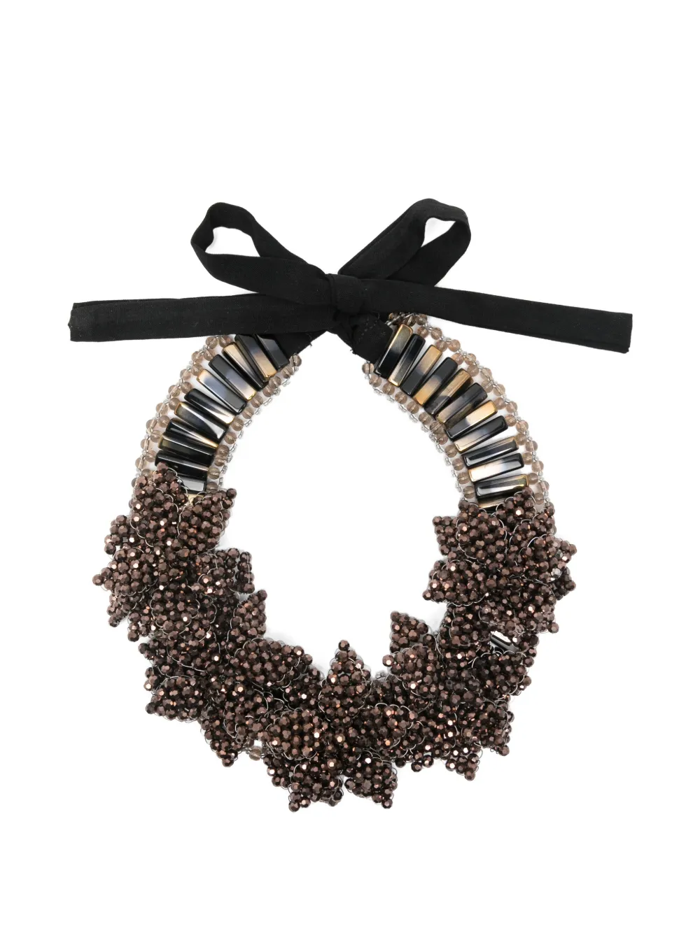Night Market beaded necklace - Argento