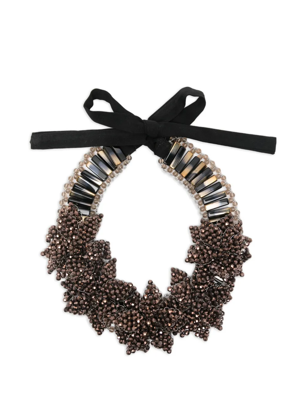 Night Market beaded necklace - Argento