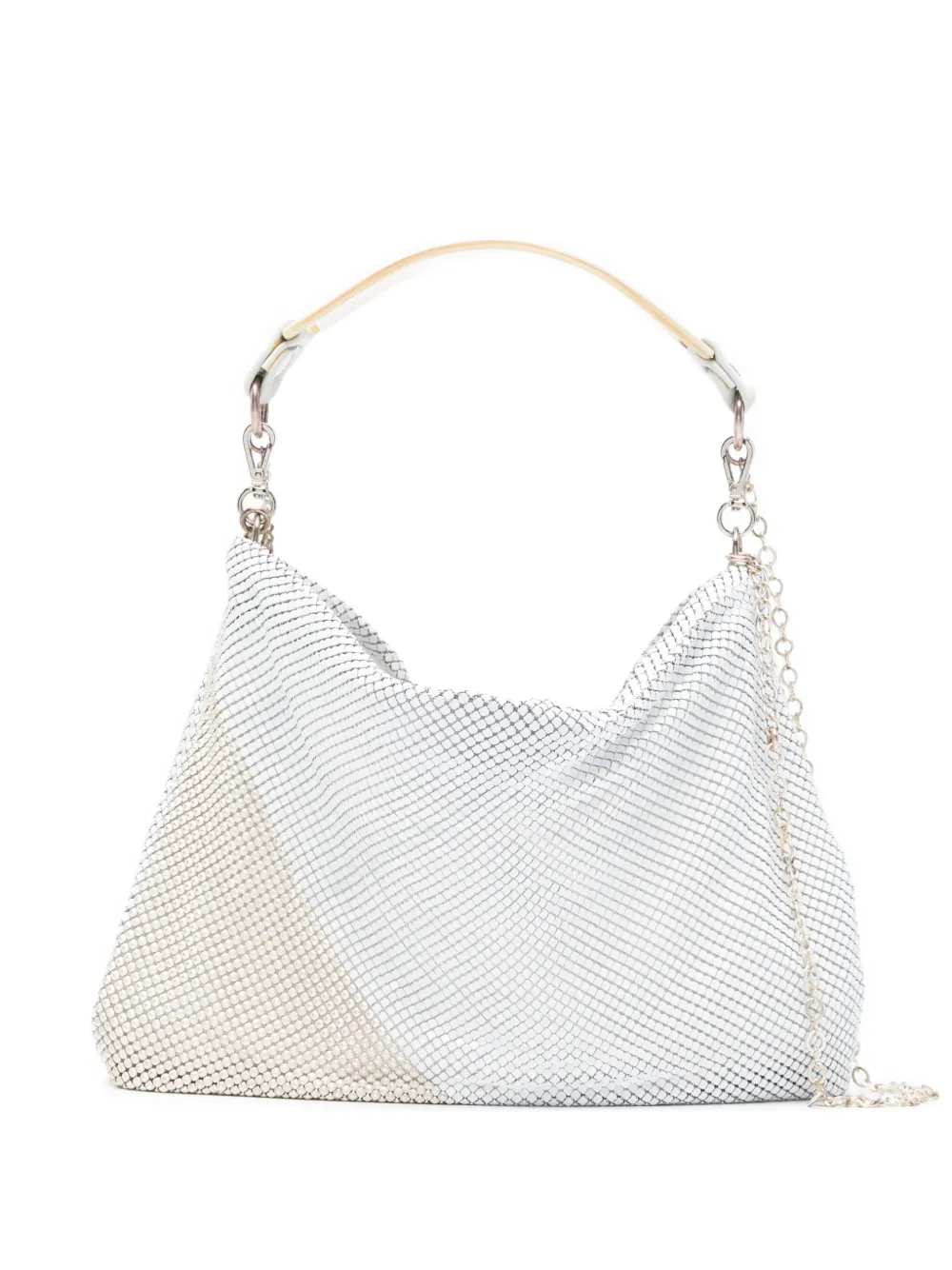 Laura B Rocky chain-strap shoulder bag - Bianco