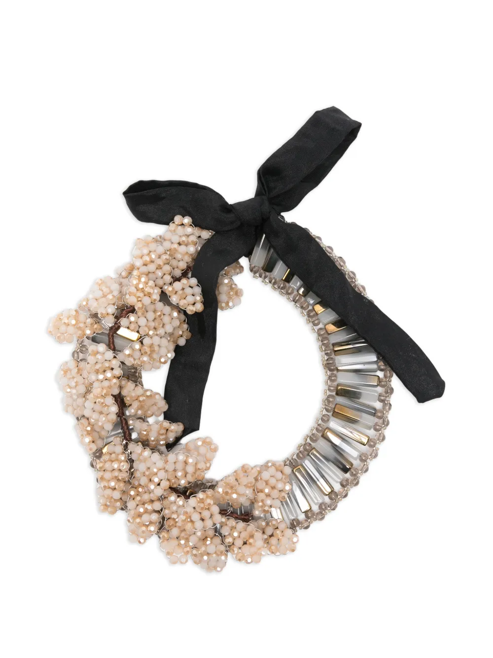 Night Market beaded neckace - Argento