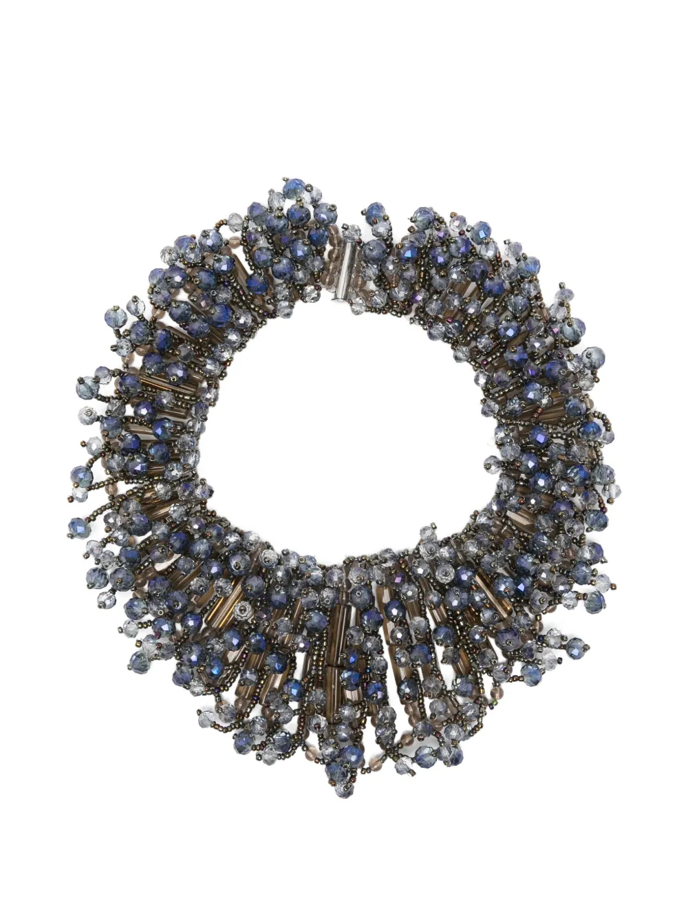 Night Market beaded necklace - Argento
