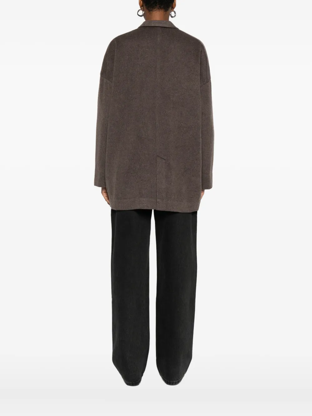 Private 0204 Buttoned Jacket In Brown