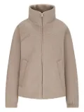 MORDECAI high-neck zip-up jacket - Grey