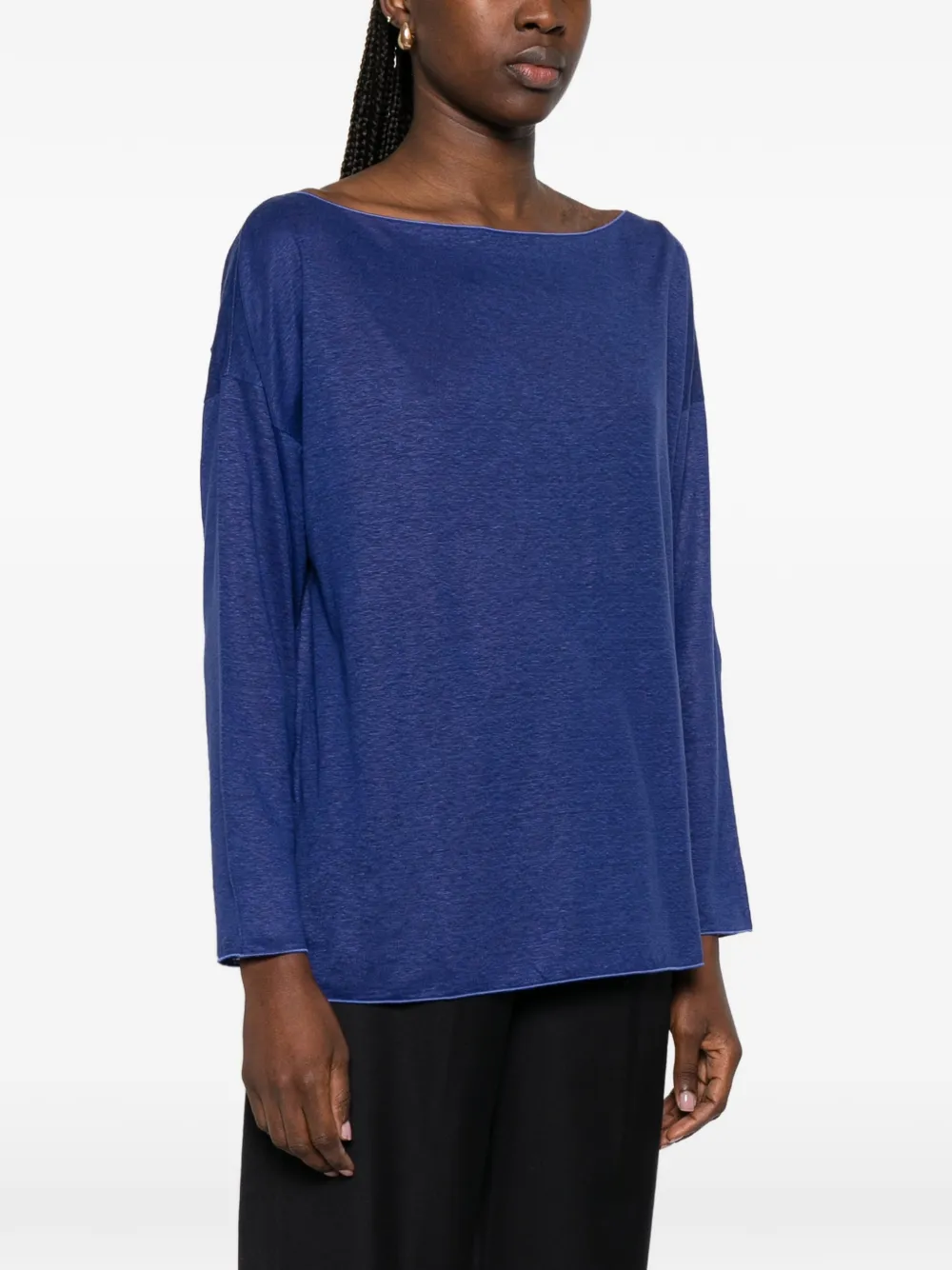  Cruciani Long-sleeve Top - Blue 