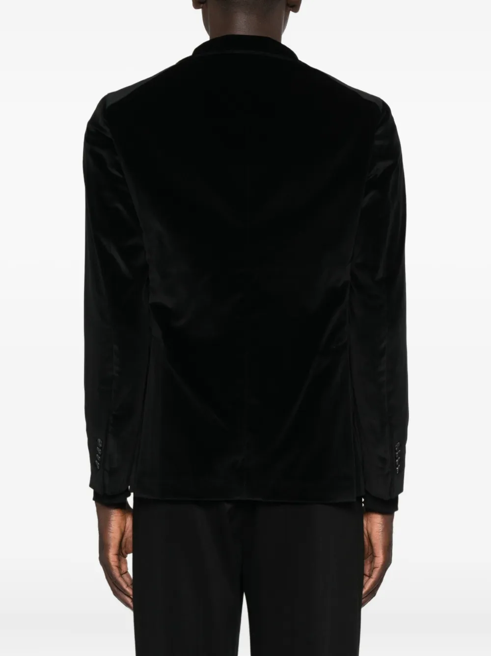 Tagliatore Single-breasted Blazer In Black