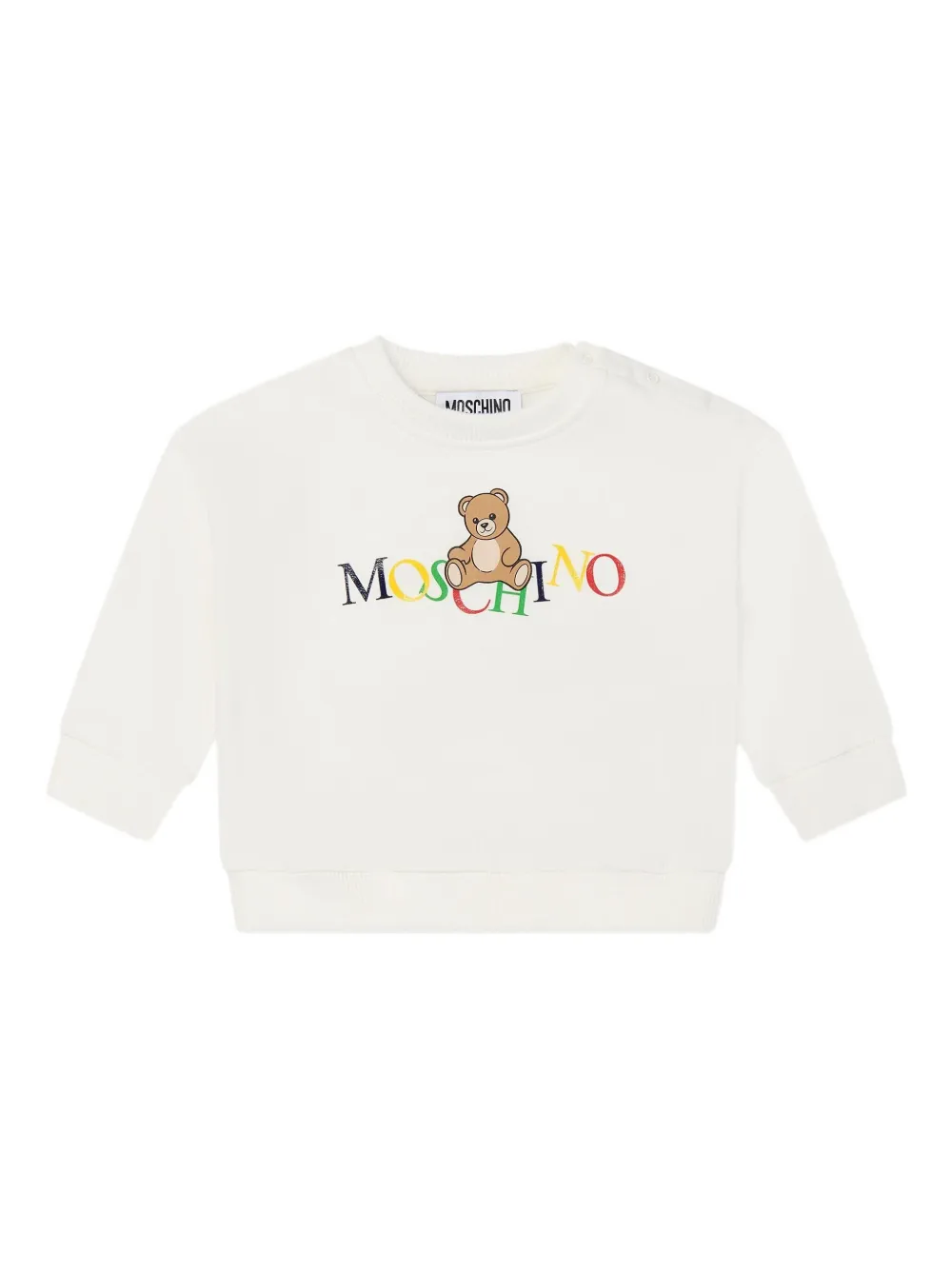 Moschino Teddy-print Tracksuit In White