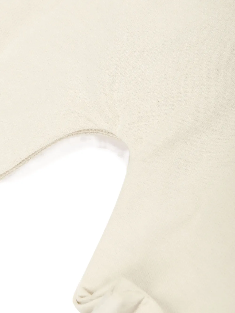 Moschino Logo-print Collared Babygrow In Neutral