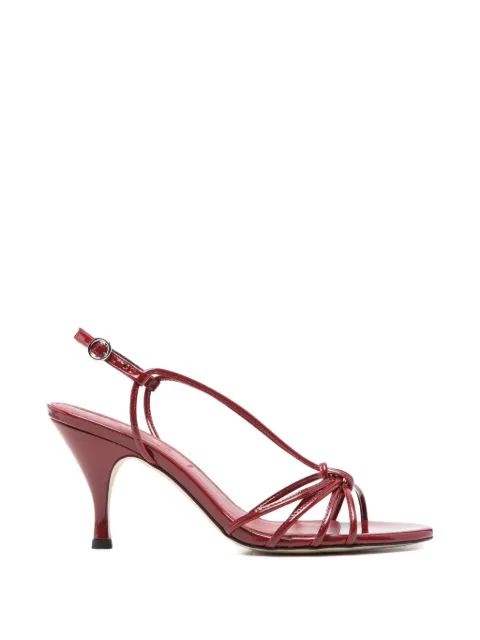 Aeyde Solange knotted strappy leather sandals