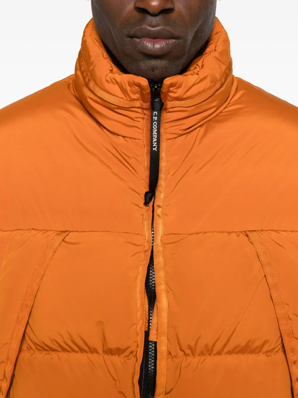 C.P. Company キルティングパネル ジャケット | オレンジ | FARFETCH JP