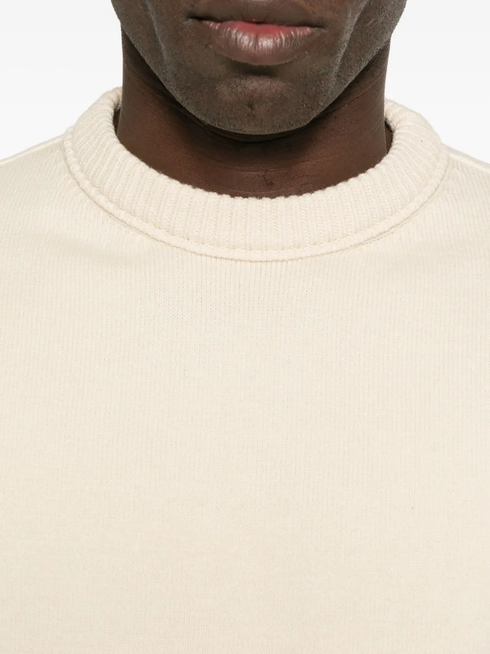 C.P. Company Trui met Lens-detail Beige