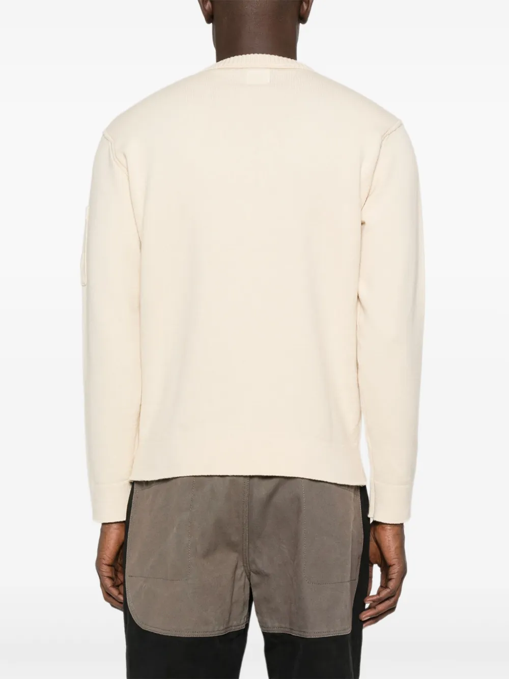 C.P. Company Trui met Lens-detail Beige