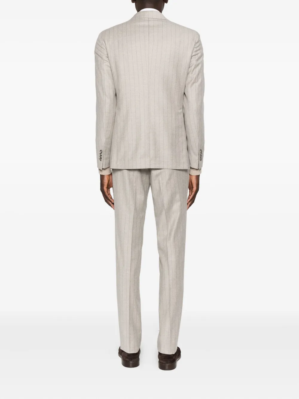 Tagliatore ピンストライプ ダブルスーツ | ニュートラル | FARFETCH JP