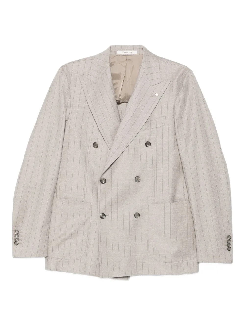 Tagliatore ピンストライプ ダブルスーツ - ニュートラル