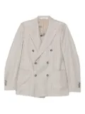 Tagliatore pinstripe double-breasted suit - Neutrals