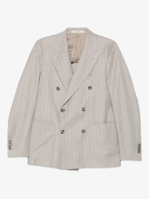 Tagliatore pinstripe double-breasted suit