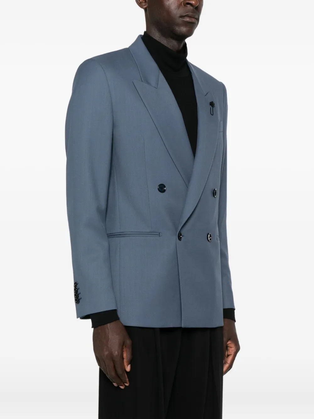 Lardini Jack met dubbele rij knopen Blauw