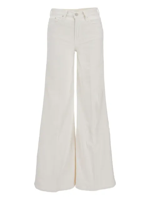 MOTHER logo-detail corduroy trousers