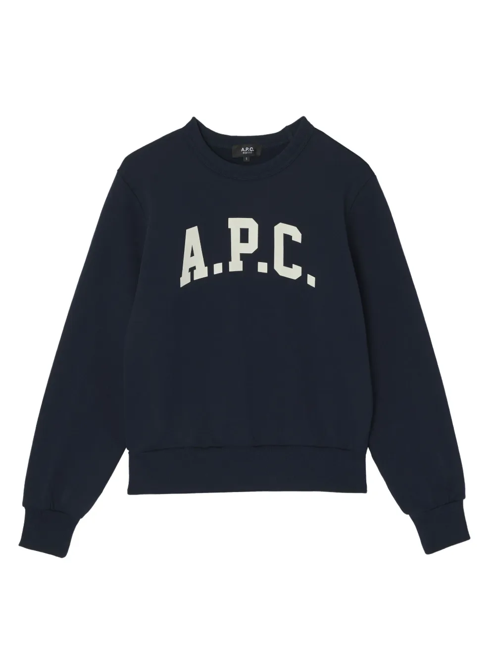 Apc Logo Crewneck Sweatshirt In Black