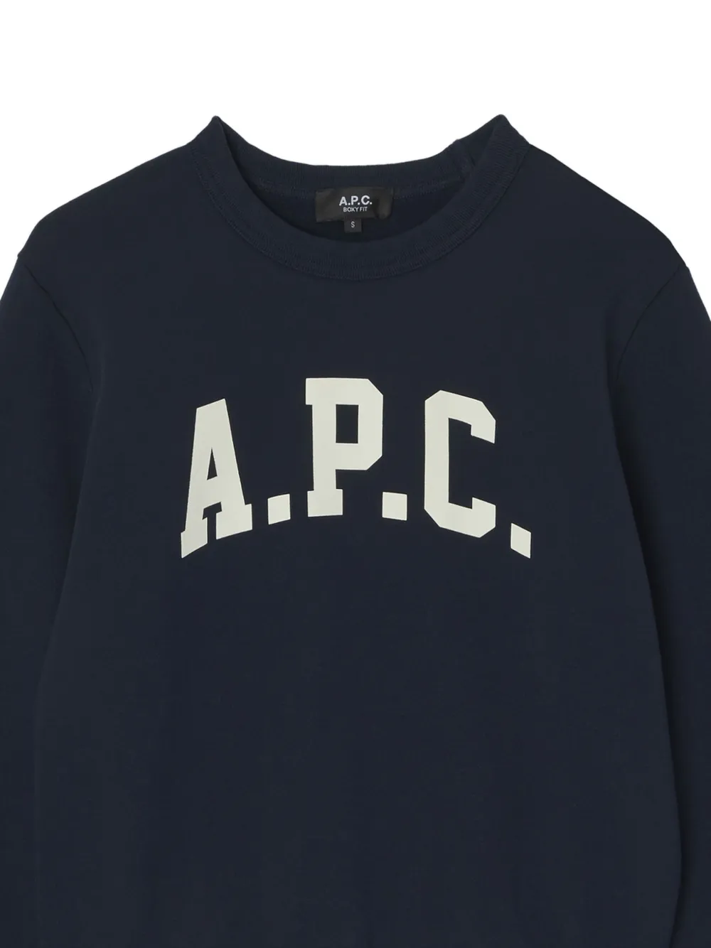 A.P.C. logo crewneck sweatshirt - Zwart