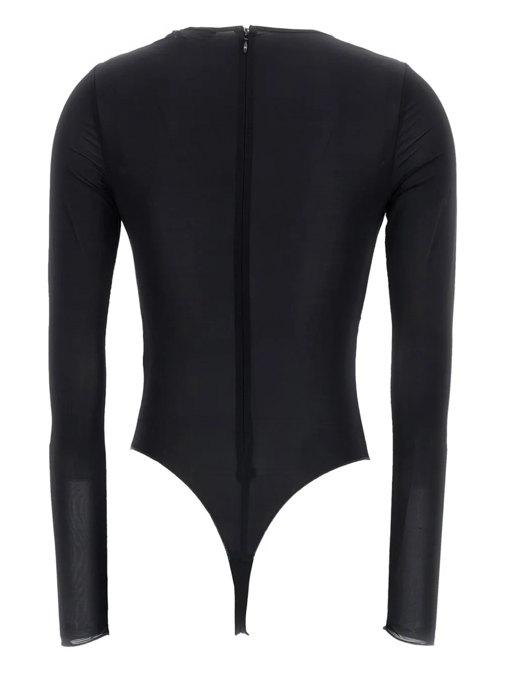 Elisabetta Franchi Body met lange mouwen - Zwart