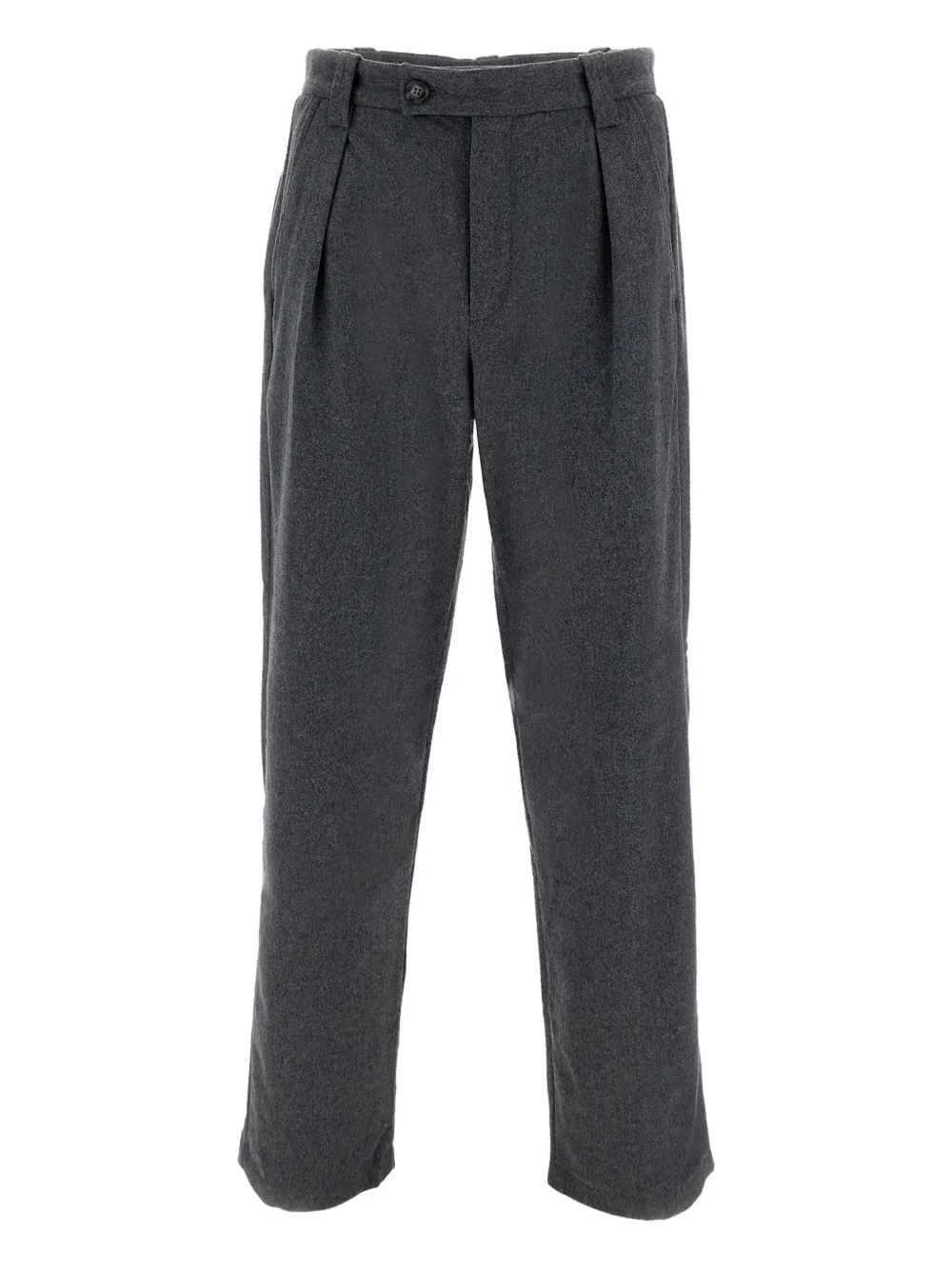 A.P.C. pleated wool-blend trousers Grijs