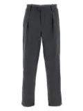 A.P.C. pleated wool-blend trousers - Grey
