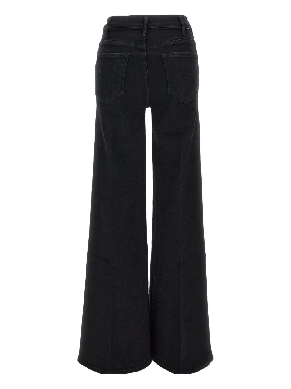 Mother The Hustler Roller Sneak Jeans In Black