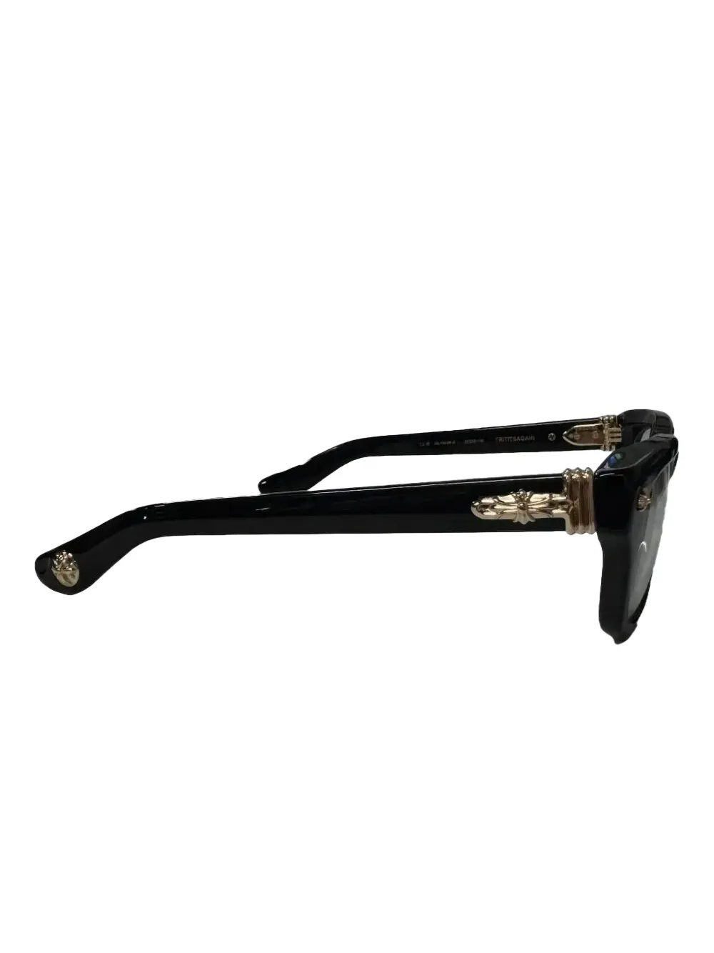 Chrome Hearts Trititsagain zonnebril Zwart