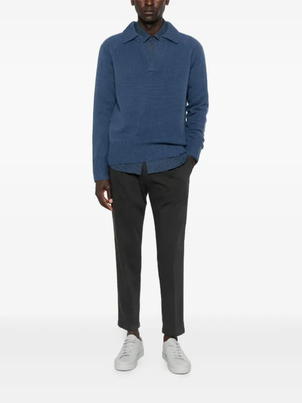 Briglia 1949 フロントプリーツ パンツ | グレー | FARFETCH JP