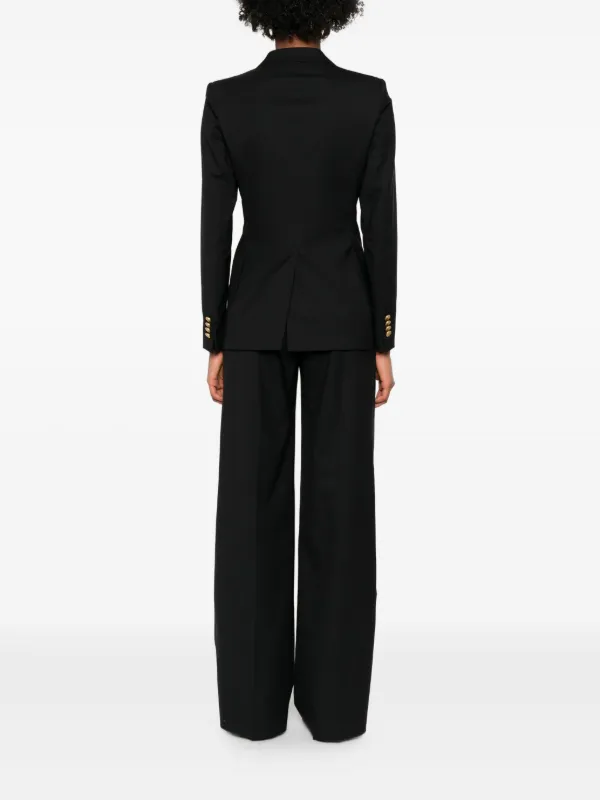 Tagliatore long-sleeve double-breasted Blazer | Black | FARFETCH ID