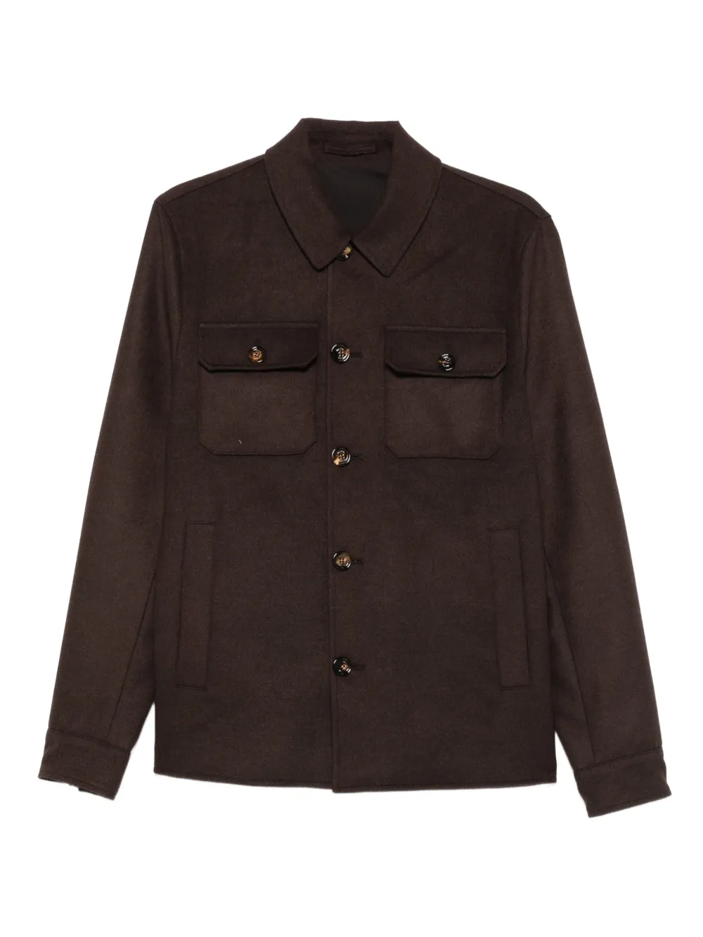Kired button-fastening jacket | Brown | Image 1
