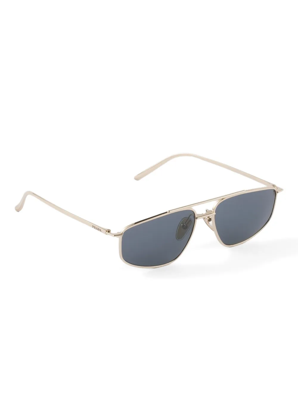 Prada Eyewear metal-frame geometric sunglasses - Goud