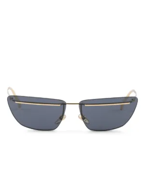 Prada Eyewear 0PR A51S hexagonal-frame Sunglasses | Gold | FARFETCH
